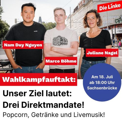 Wahlkampfauftakt Landtagswahlen