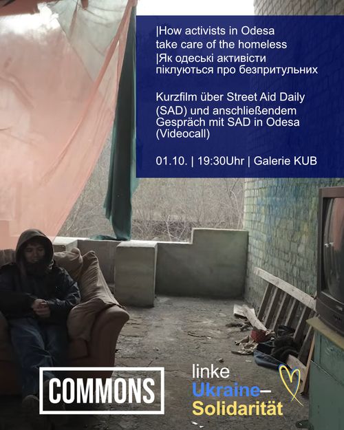 How activits in Odesa take care of the Homeless - Kurzfilm und Gespräch