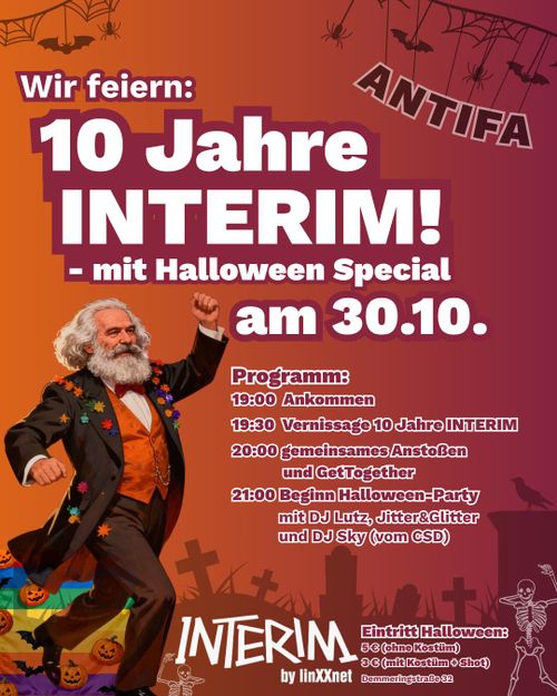Wahnsinn! Das offene Projekte- und Abgeordnetenbüro INTERIM by linXXnet gibt es schon seit 10 Jahren! 