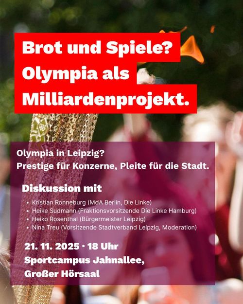 Podiumsdiskussion zur Olympiabewerbung