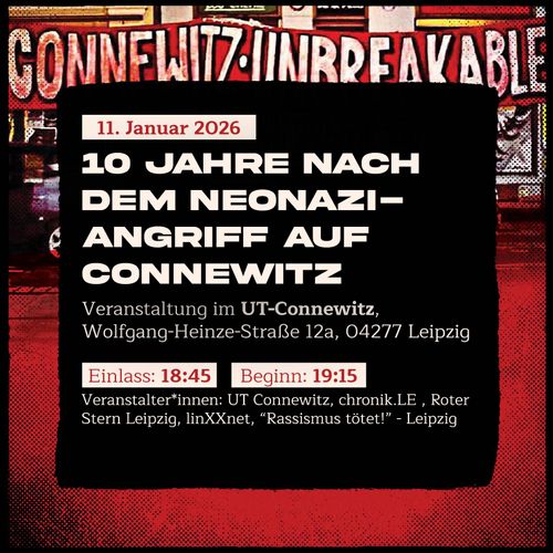 10 Jahre nach dem Neonazi-Angriff auf Connewitz
