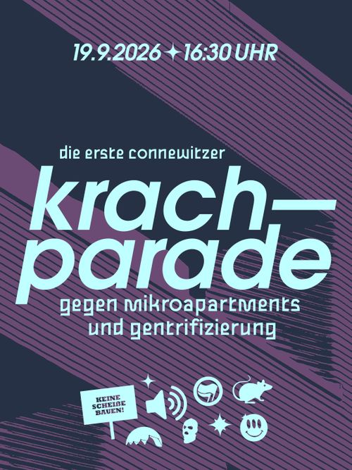 Erste Connewitzer Krachparade "Keine Scheiße bauen"